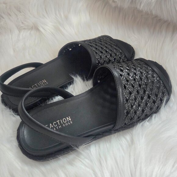 NEW KENNETH COLE REACTION Women's Saavi Round Toe Sandals Size 8.5 - Picture 6 of 11